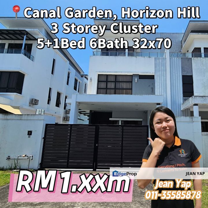 Canal Garden Horizon Hill 3 Storey Cluster, Johor, 