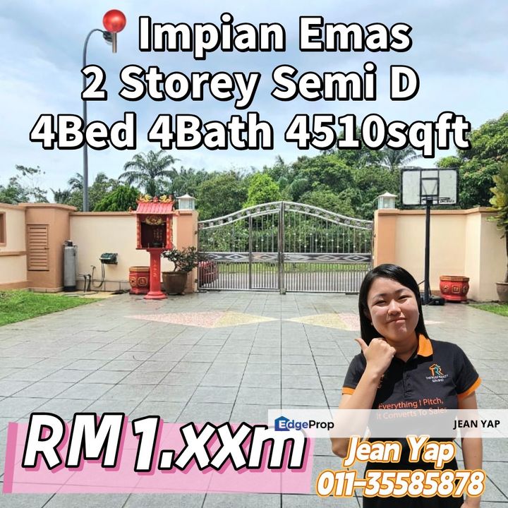 Impian Emas Double Storey Semi D, Johor, Skudai