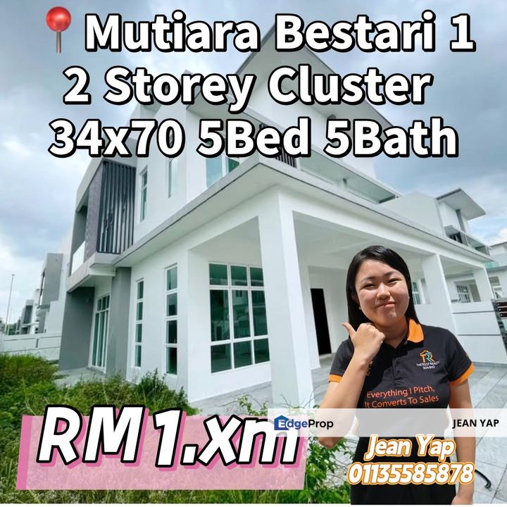 Mutiara Bestari 1 2 Storey Cluster, Johor, Johor Bahru