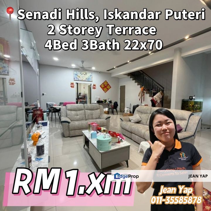 Senadi Hills Double Storey Terrace, Johor, 