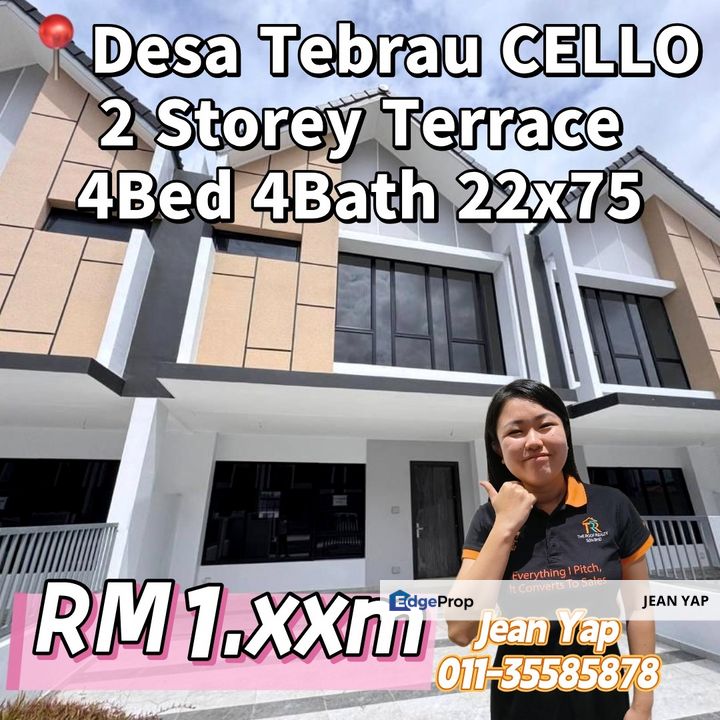 Desa Tebrau Cello Double Storey, Johor, Johor Bahru