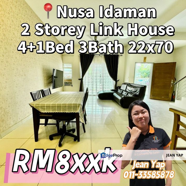Nusa Idaman Double Storey Link House, Johor, 