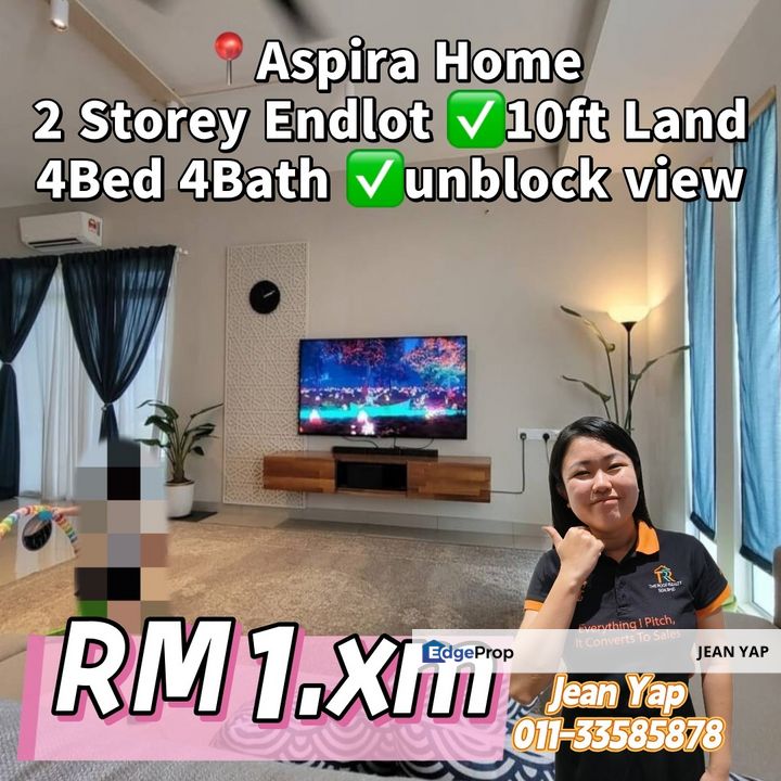Aspira Lake homes Double Storey Terrace Endlot, Johor, Gelang Patah