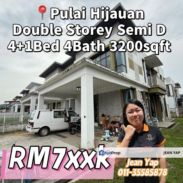 Pulai Hijauan Double Storey Semi D, Johor, Kangkar Pulai
