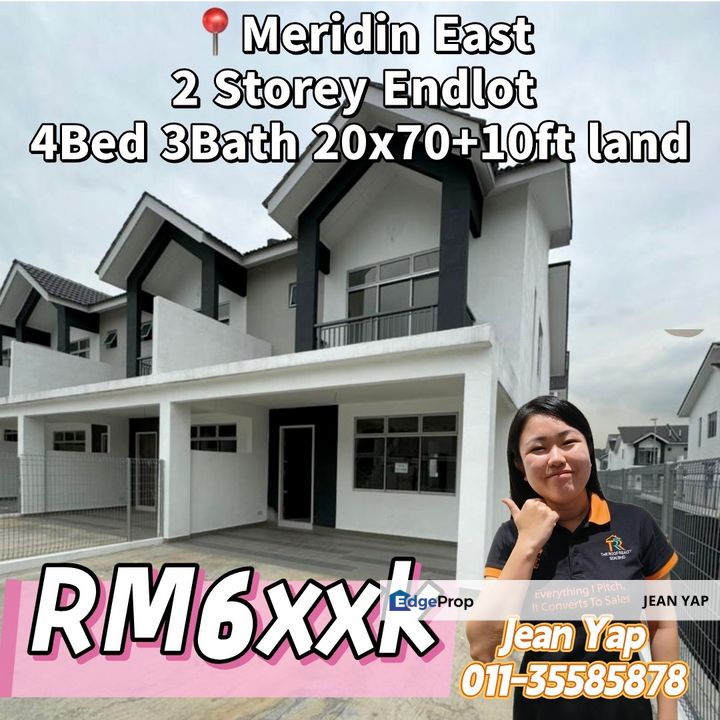 Meridin East Double Storey Endlot, Johor, Pasir Gudang
