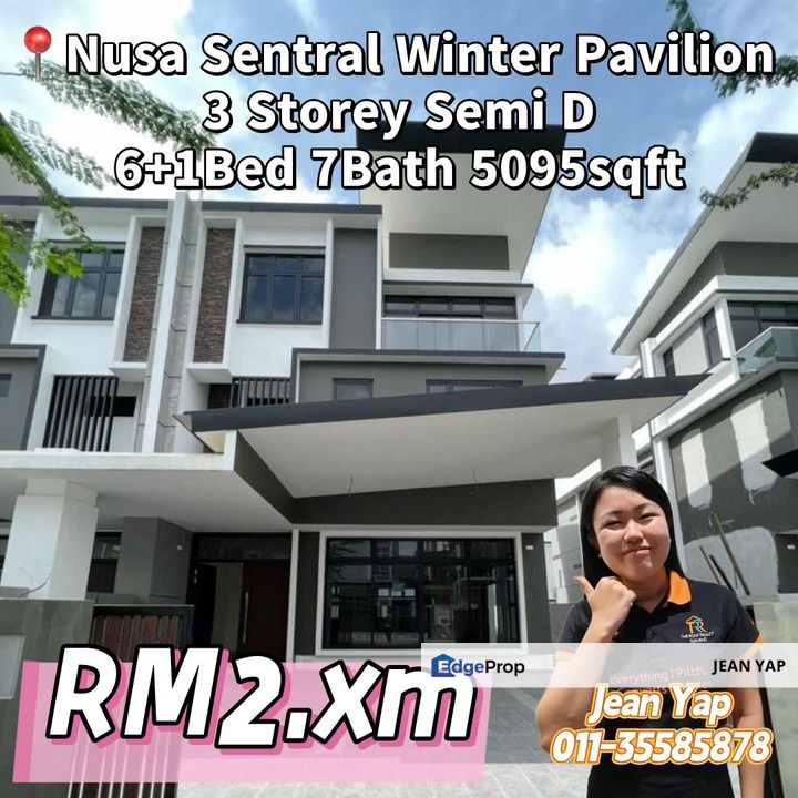 Winter Pavilion Nusa Sentral 3 Storey Semi D, Johor, 