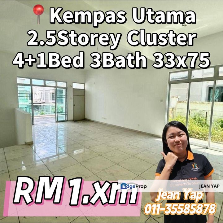 Kempas Utama 2.5Storey Cluster, Johor, Johor Bahru