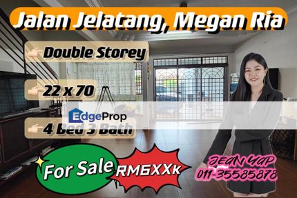 Double Storey Jalan Jelatang Taman Megah Ria, Johor, Masai