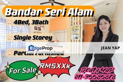 Seri Alam Single Storey 4BR Partial Furnished , Johor, Masai