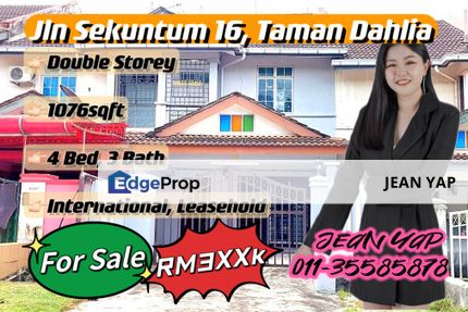 Taman Dahlia 4BR Renovated , Johor, Pasir Gudang