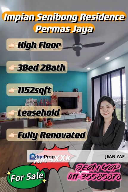 Impian Senibong 3Bedroom Renovated, Johor, Permas Jaya/Senibong