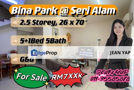 Bina Park Seri Alam 2.5Storey 5+1BR, Johor, Masai