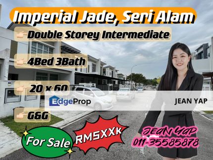 Imperial Jade 100% loan 4BR Double Storey for Sale, Johor, Masai