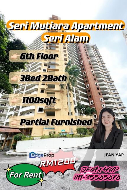 Seri Mutiara Seri Alam 3BR FOR RENT, Johor, Masai