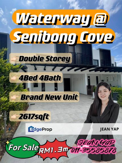 Waterway @ Senibong Cove 4BR Double Storey, Johor, Masai