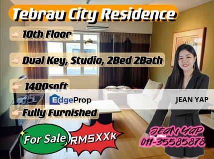 Tebrau City Residence Dual Key for Sale, Johor, Johor Bahru