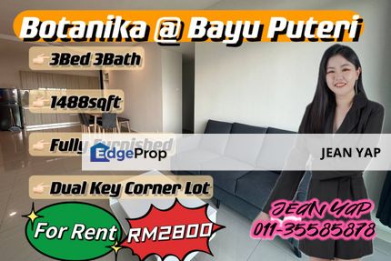 Botanika Bayu Puteri 3BR dual key for rent, Johor, Johor Bahru