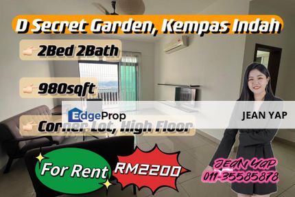 D Secret Garden 2BR Fully Furnish, Johor, Johor Bahru