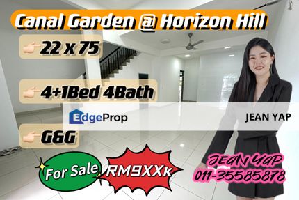 Canal Garden Horizon Hill 4+1BR ORIGINAL for Salel, Johor, 