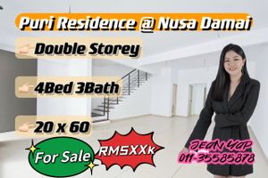 Puri Residence Taman Nusa Damai double storey 4BR for Sale @RM556,000 ...