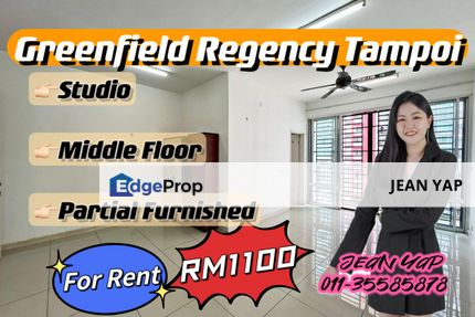 Greenfield Regency Tampoi Studio Partial Furnish, Johor, Tampoi