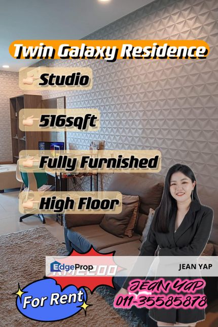 Twin Galaxy Studio Fully Furnished, Johor, Johor Bahru