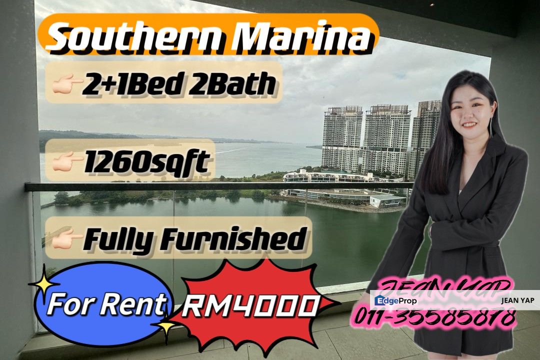 Southern Marina 2+1BR Fully Furnished, Johor, Johor Bahru