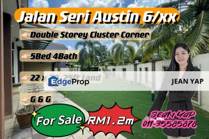 Seri Austin Double Storey Cluster 5BR, Johor, Johor Bahru