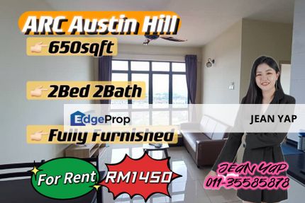 ARC Austin Hill 2BR Fully Furnished, Johor, Johor Bahru