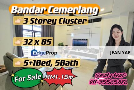 Bandar Cemerlang 3 Storey Cluster , Johor, Ulu Tiram