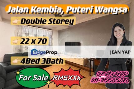 Jalan Kembia Puteri Wangsa Double Storey 4BR, Johor, Ulu Tiram