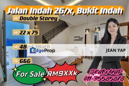 Jalan Indah 26/x Bukit Indah Double Storey 4BR, Johor, Johor Bahru