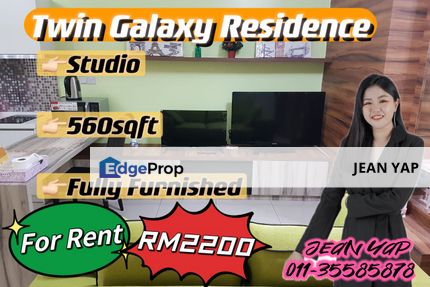 Twin Galaxy Residence Studio Fully Furnish, Johor, Johor Bahru