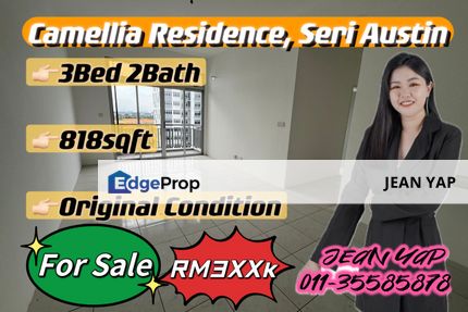 Camellia Residence Seri Austin 3BR original , Johor, Johor Bahru