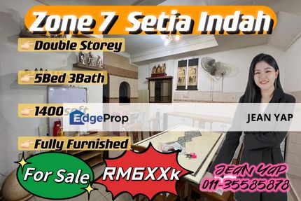 Zone 7 Setia Indah Double Storey 5BR Fully Furnish, Johor, Johor Bahru