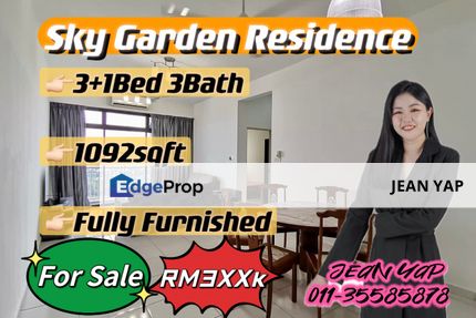 Sky Garden 3+1BR Fully Furnish, Johor, Setia Tropika