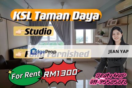 KSL Taman Daya Studio Fully Furnished, Johor, Johor Bahru