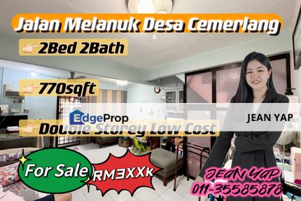 Jalan Melanuk Desa Cemerlang Double Storey, Johor, Ulu Tiram