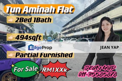 Tun Aminah Ground Floor Low Cost Flat , Johor, Johor Bahru