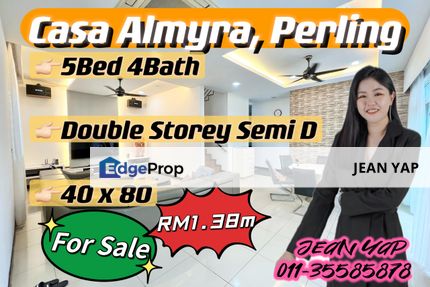 Jalan Seri Amira Casa Almyra Perling Semi D, Johor, Johor Bahru