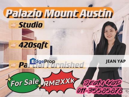 Palazio Mount Austin Studio Partial Furnished, Johor, Johor Bahru