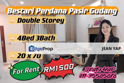 Bestari Perdana Fully Furnished Double Storey, Johor, Pasir Gudang