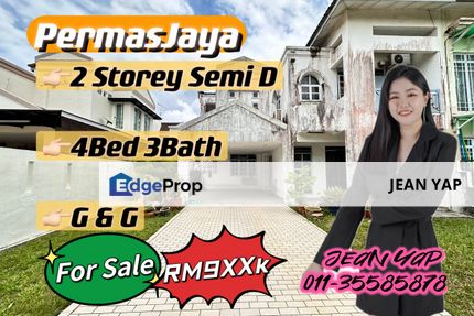 PermasJaya 2 Storey Semi D unblock view, Johor, Permas Jaya/Senibong