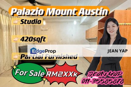 Palazio Mount Austin Studio Partial Furnished , Johor, Johor Bahru