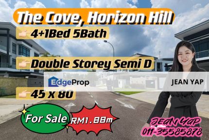 The Cove Horizon Hill Double Storey Semi D, Johor, Nusajaya