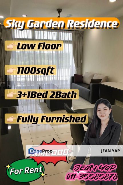 Sky Garden Residence 3+1BR Fully Furnished, Johor, Setia Tropika