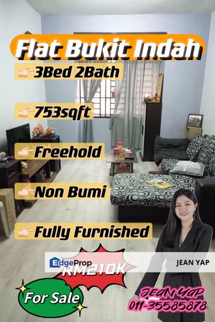 Bukit Indah Flat 3BR, Johor, Johor Bahru