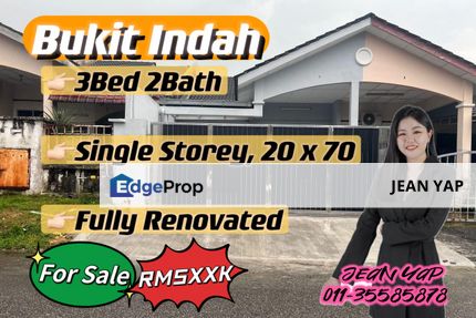 Bukit indah Single Storey Fully Renovated, Johor, Johor Bahru
