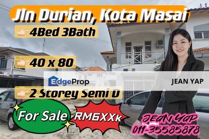 Jalan Durian Kota Masai Semi D , Johor, Pasir Gudang