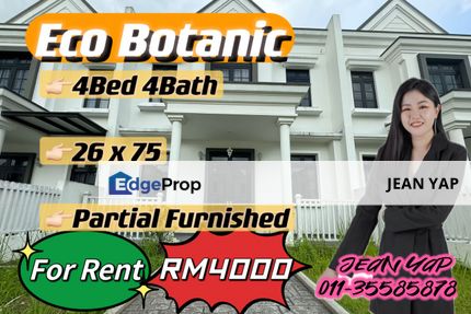 Eco Botanic 4BR PARTIAL furnished 2.5storey, Johor, Nusajaya